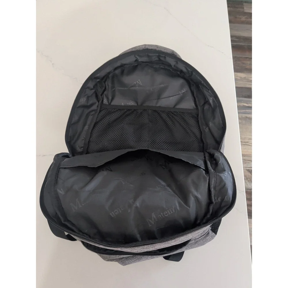 Matein Mlassic Travel Laptop Backpack - Gray